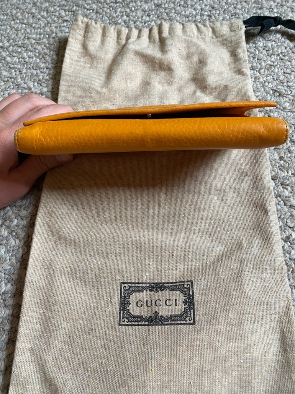 Authentic Golden Gucci Bifold wallet - Picture 6 of 7